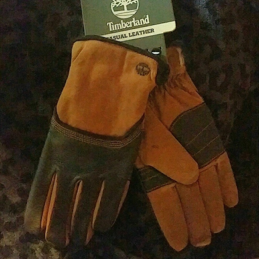 Timberland leather gloves